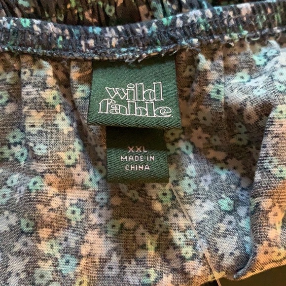 Wide Fable NWT Blue Floral Smocked Dress Size XXL - Picture 10 of 12